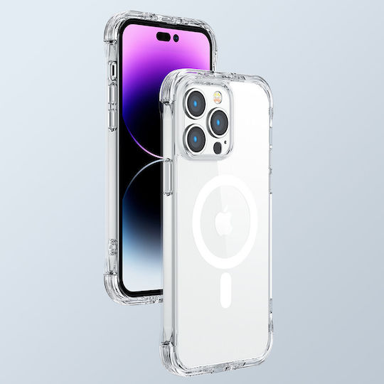 Joyroom Magnetic Defender MagSafe Back Cover Σιλικόνης Διάφανο (iPhone 14 Pro Max)