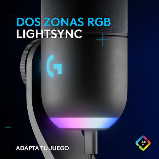 Logitech Yeti Δυναμικό Microphone USB Tabletop for Vocals