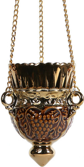 Hanging Oil Lamp Ceramic 44x8x8εκ. INK-403