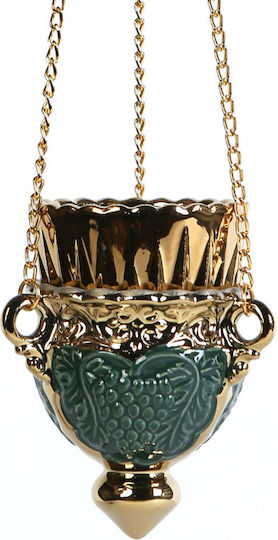 Hanging Oil Lamp Ceramic 44x8x8εκ. INK-403