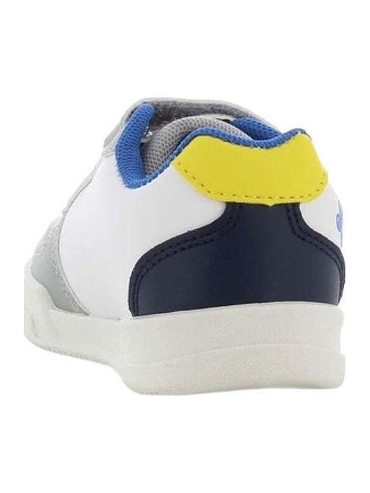 Kids Sneakers with Scratch White