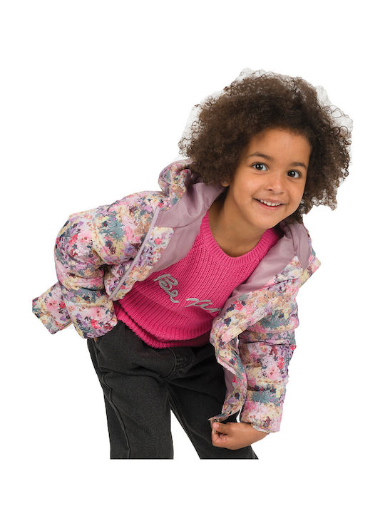 Energiers Kids Casual Jacket with Hood FLORAL