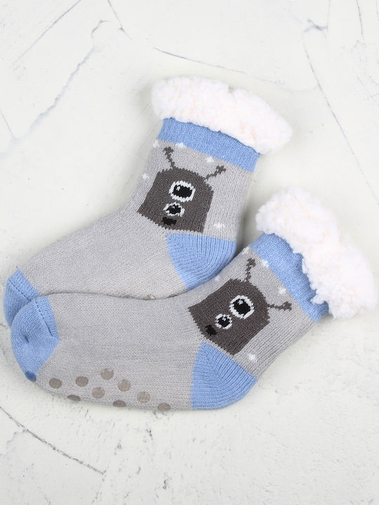 Fshoes Kinderstrümpfe Rutschfest Γκρί (Gray)