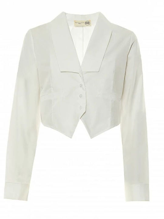 Women's Long Sleeve Shirt White