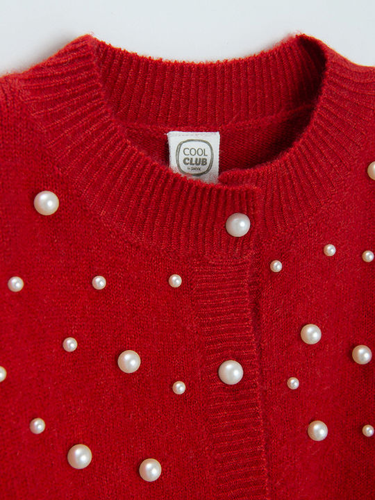 Cool Club Kids Cardigan Knitted RED