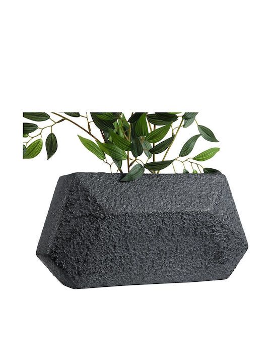 GloboStar Greenwich Κασπώ Πολυεστερικό Μαύρο 40x16x21εκ.