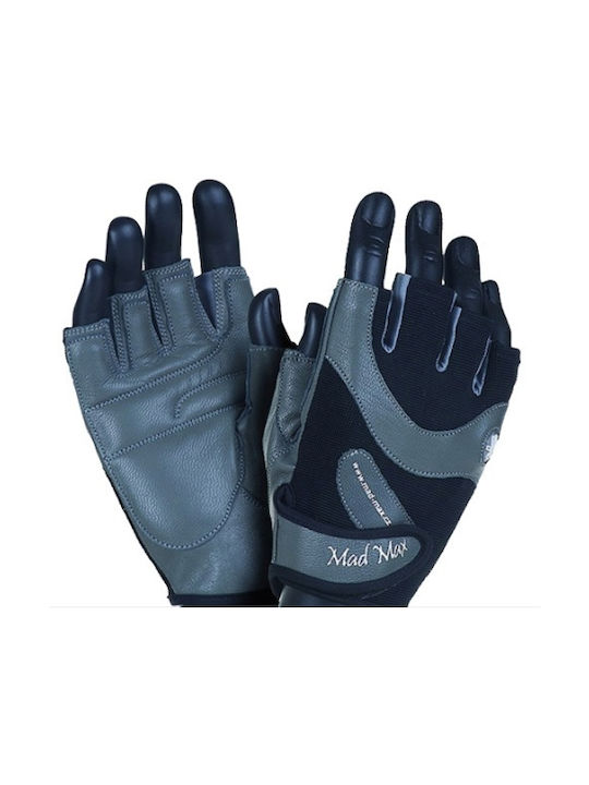 MadMax Mti-83 Herren Sport Handschuhe Fitnessstudio Grau