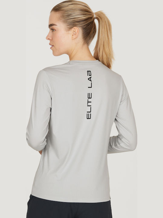 Women's Sports Long Sleeve Top Fast Drying White