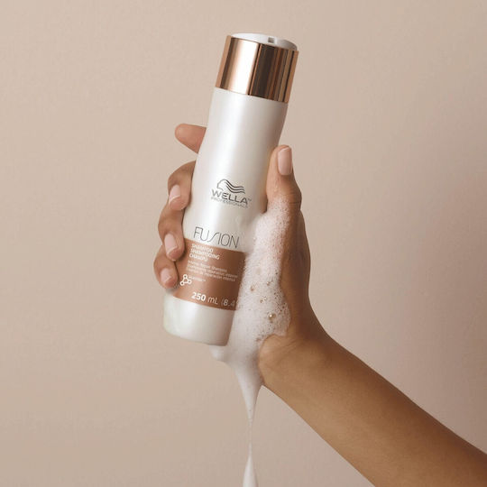 Wella Professionals Fusion Intense Repair Shampoos Reconstruction/Nourishment & Smoothing for Damaged Hair 250ml