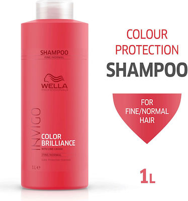 Wella Invigo Color Brilliance Shampoos Color Maintenance for Coloured Hair 1000ml