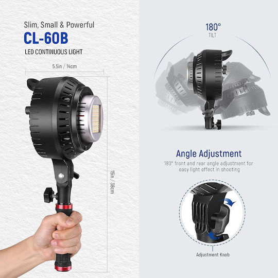 Neewer CL-60B COB Licht 3200 - 5600K 60W