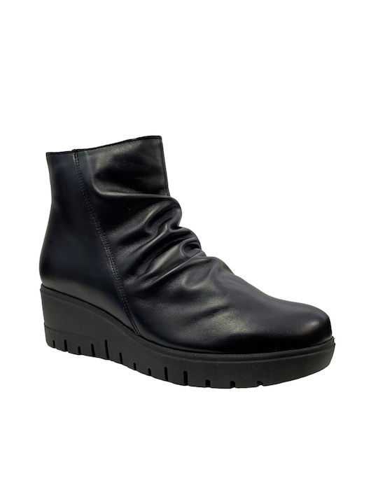 Boxer Women's Ankle Boots Platform Black