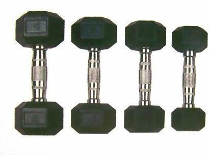 Optimum Dumbbell Hexagon Rubber 1 x 7kg