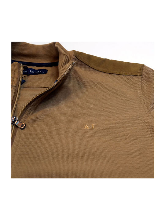 Artisti Italiani Herren Sweatshirt Jacke Color code: BEIGE