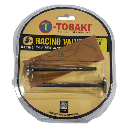 Tobaki Βαλβίδα Εξαγωγής Μοτοσυκλέτας Yamaha Crypton-X 135