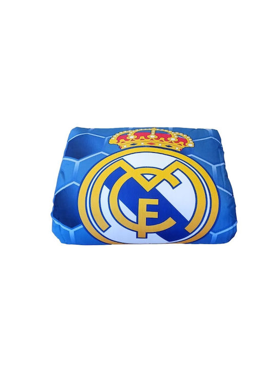 Manterol Casa Kids Duvet Semi Double with Microfiber Filling Realmadrid Blue 180x260cm