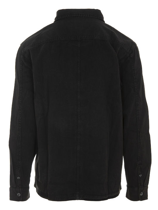 Guess M Men's Shirt Overshirt Long Sleeve Black