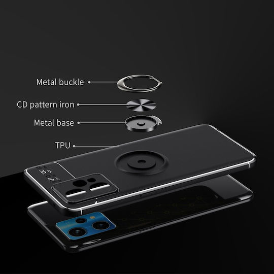 Ancus Back Cover Σιλικόνης Μαύρο (Realme 9 5G / 9 Pro)