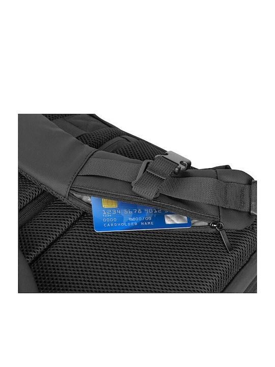 Natec Τσάντα Πλάτης για Laptop 17.3" με Θύρα USB σε Καφέ χρώμα 351242