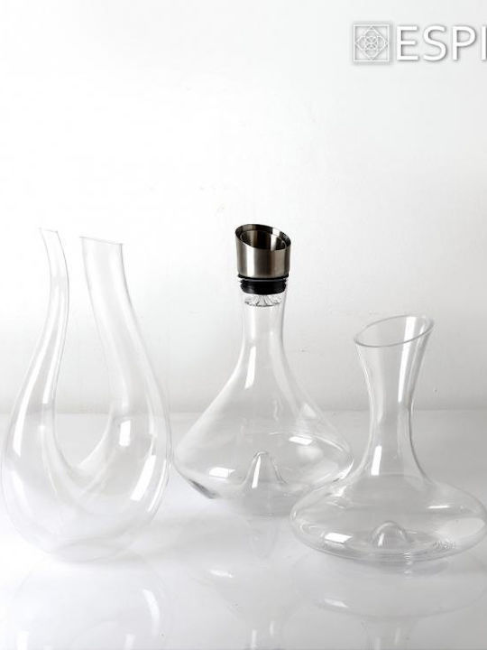 Espiel Glass Wine Decanter with Stopper 1600ml 2pcs