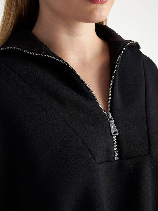 SugarFree Women's Fleece Sweatshirt BLACK