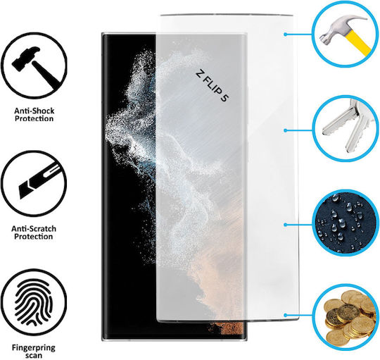 Idol 1991 0.3mm Confidențialitate Full Face Tempered Glass (Samsung Z Flip 5)