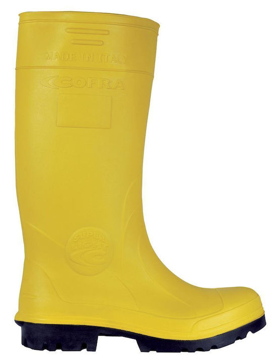 Cofra Castor Work Wellies Knee Yellow