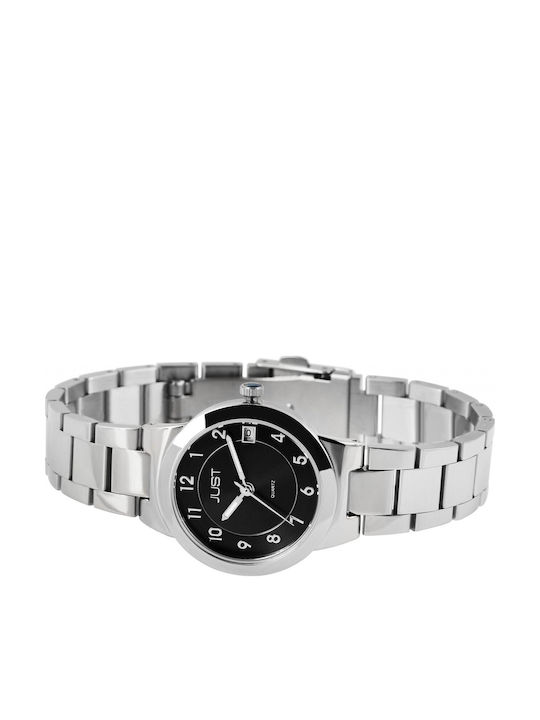 Just Watch Ceas Dama 30mm Baterie Cu Brățară Din Metal Argintie