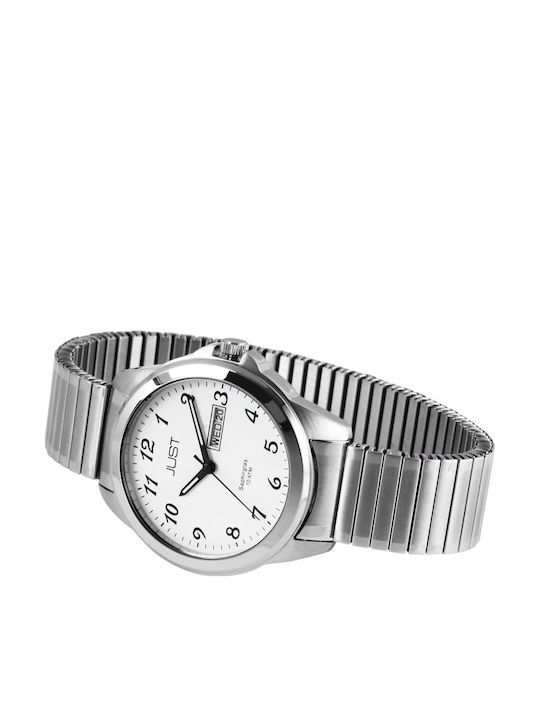 Just Watch Uhr Batterie mit Metallarmband