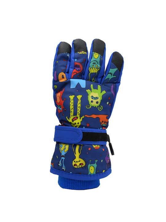 Brims and Trims Kinder Ski- & Snowboardhandschuhe Blau