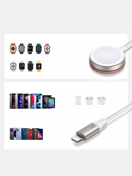 Joyroom Wearable Charger Apple Watch Whiteς