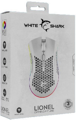 White Shark Lionel Wireless Gaming Mouse 10000 DPI White