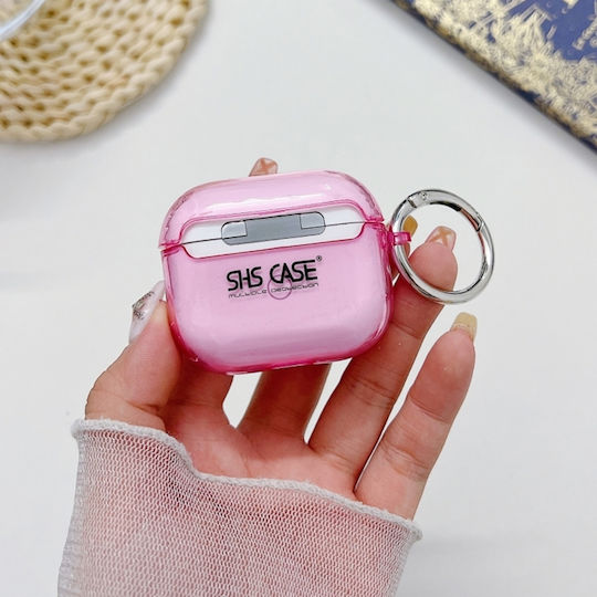 Sonique Hülle Kunststoff mit Haken in Transparent Farbe für Apple AirPods Pro 2
