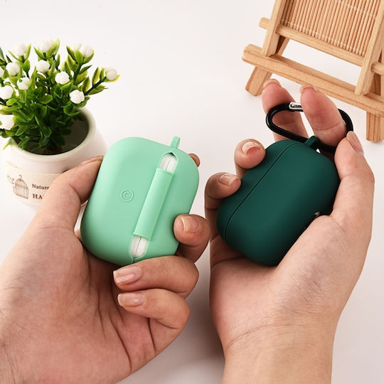 Sonique Silicone Case with Keychain Turquoise for Apple AirPods Pro