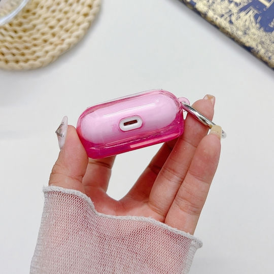 Sonique Hülle Kunststoff mit Haken in Transparent Farbe für Apple AirPods Pro 2