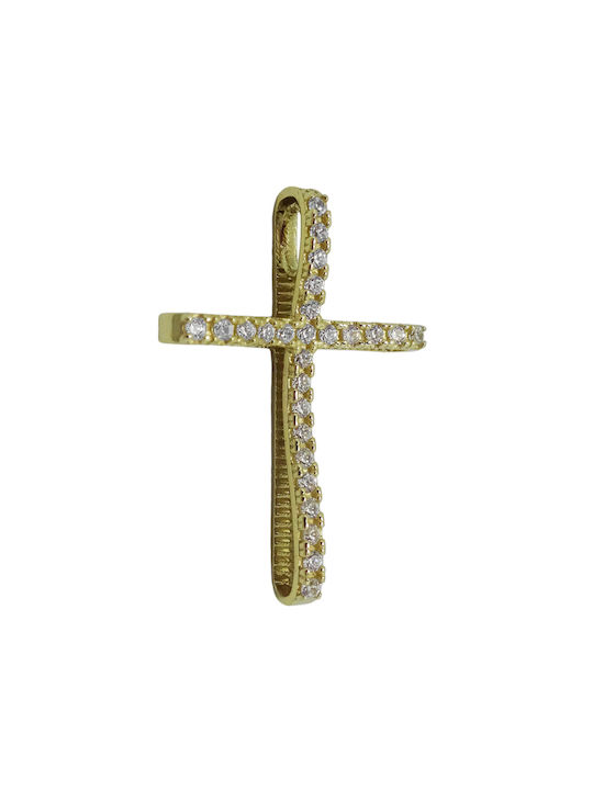 Goldjewels Women's Gold Cross 14K