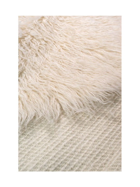 Viokarpet Flokati Rug Rectangular Natural