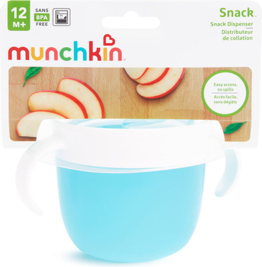 Munchkin Δοχείο Μπλε Snack από Πλαστικό για 12+ μηνών
