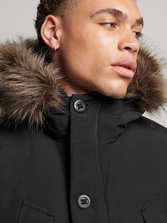 Everest Winter Jacket Parka Black