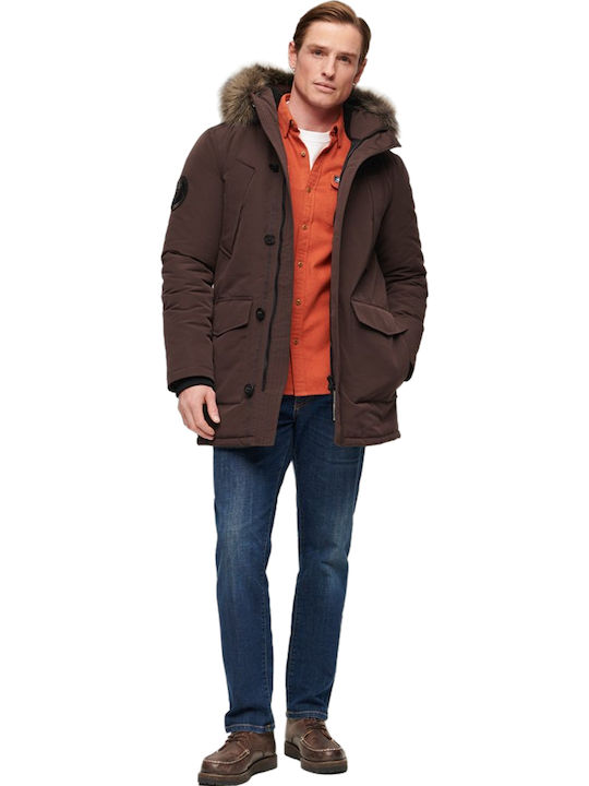Everest Winter Jacket Parka Brown