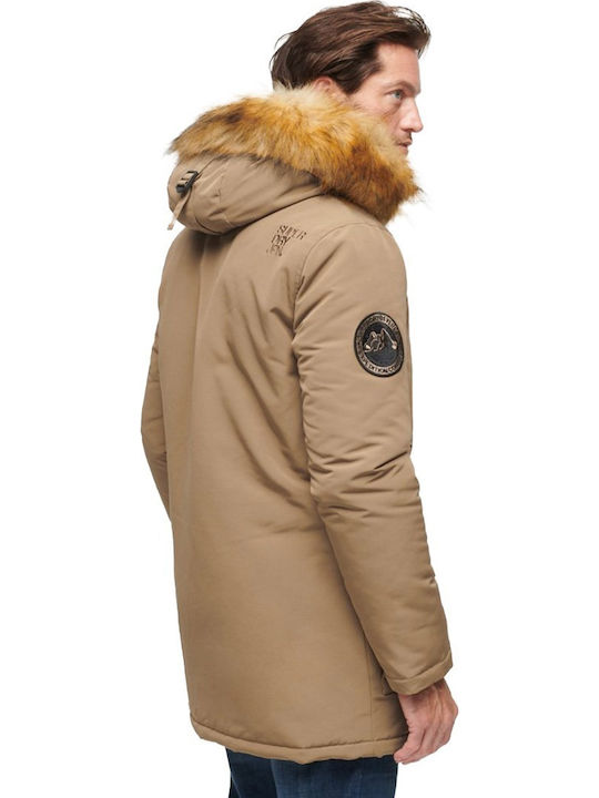 Everest Winter Jacket Parka Sandy Brown