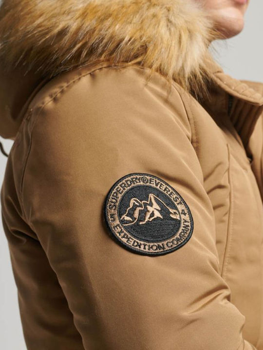 Everest Winter Jacket Parka Sandy Brown