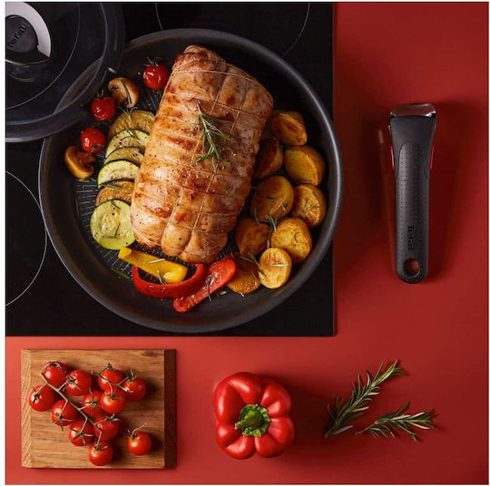 Tefal Ingenio Unlimited Σετ Τηγάνια από Αλουμίνιο Black με Αντικολλητική Επίστρωση 2τμχ