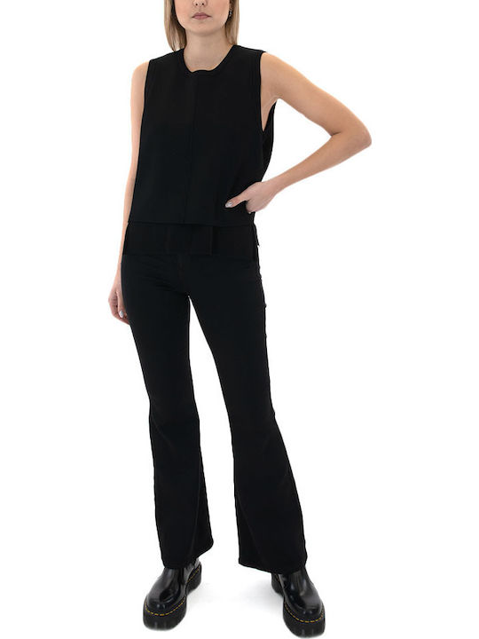 Women's Blouse Sleeveless Black