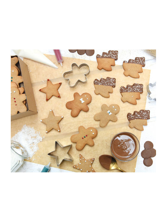 Scrap Cooking Комплект Коледни Форми за сладки Метални 6бр