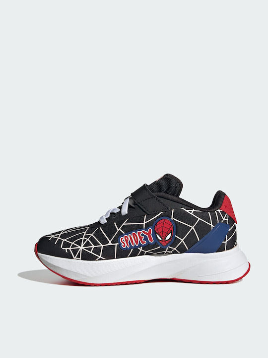 Duramo Duramo Spider-man Kids Sports Shoes Running with Hoop & Loop Closure Black