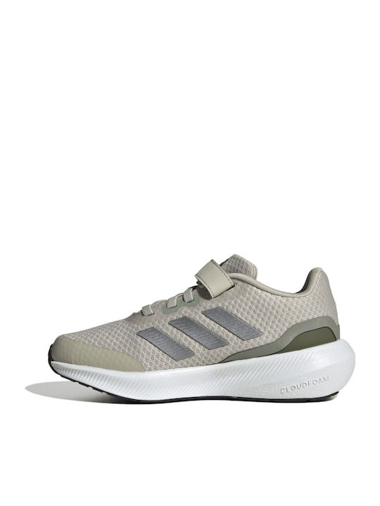 Runfalcon 3.0 El K Αθλητικά Παιδικά Παπούτσια Running με Σκρατς Μπεζ