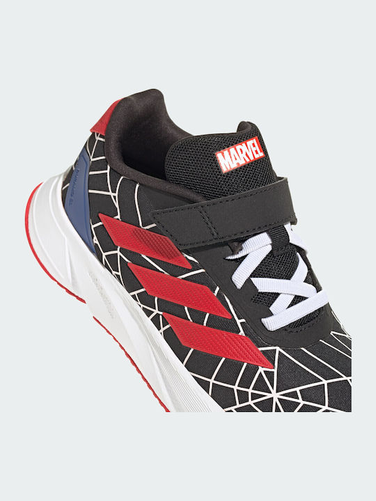 Duramo Duramo Spider-man Kids Sports Shoes Running with Hoop & Loop Closure Black