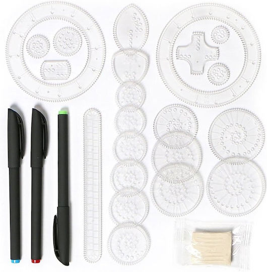 Jokomisiada Боядисване Spirograph Set