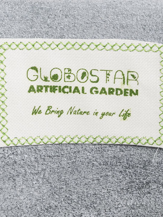 GloboStar Oxford Planter Polyester Gray with Stand 45x45x72cm.